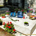 Grave of Gilbert Bécaud, known as Monsier 100,000 Volts